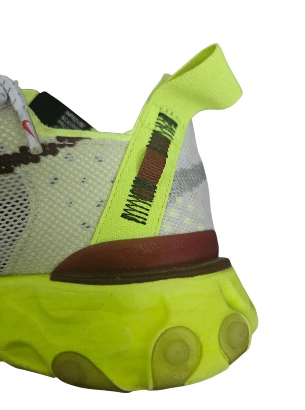 NIKE React Runner ISPA Platinum Volt Running Shoes Mens Size 8‎ CT2692-002